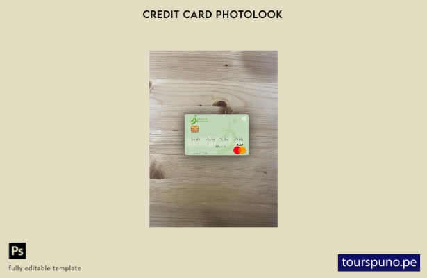 listo para imprimir plantilla frontal de Oman Bank Dhofar mastercard photolook
